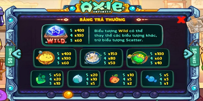 Biểu tượng cơ bản trong cách chơi Axie infinity Iwin