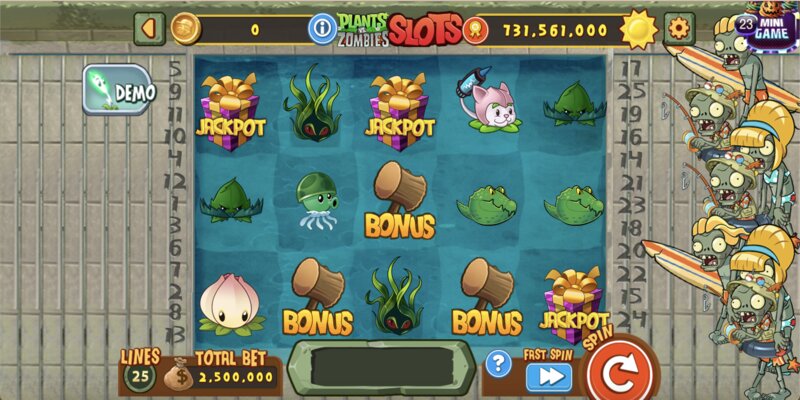 Cách chơi Plant and Zombie khá đơn giản
