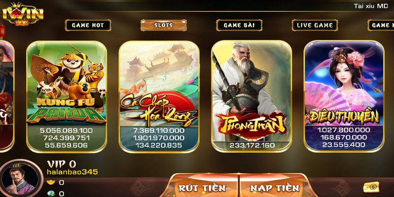 Cách kiếm tiền Iwin khiến người chơi thích mê là tham gia slot game