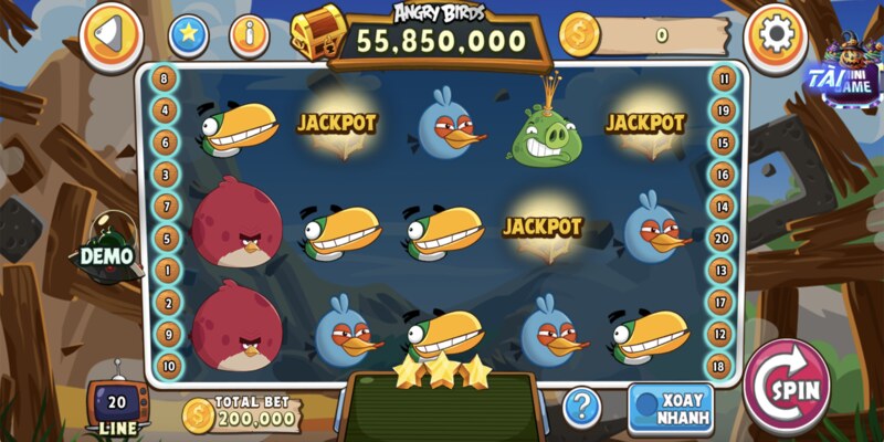 biểu tượng đặc biệt trong Angry birds