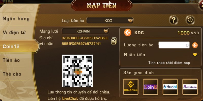 Nạp tiền luôn đảm bảo an toàn tuyệt đối cho game thủ