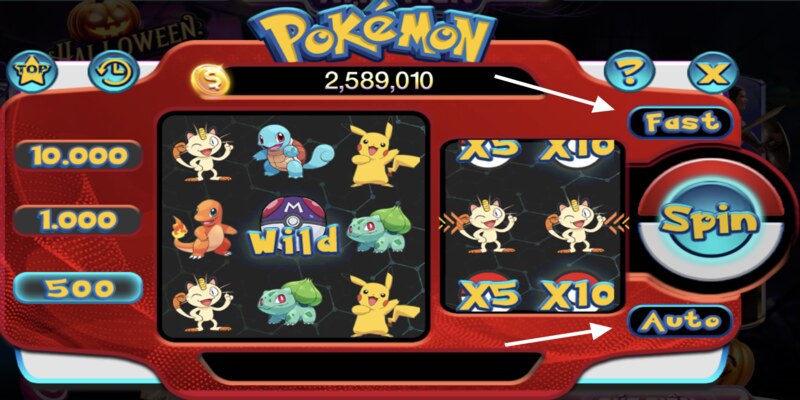 Tính năng hấp dẫn của game pokemon Iwin