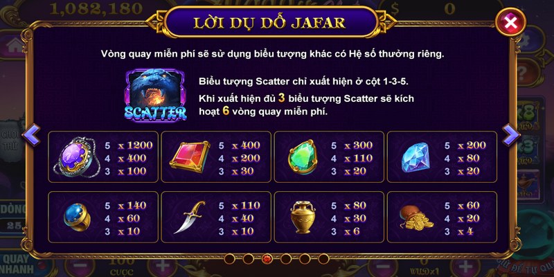 Tính năng thú vị trong cách chơi Aladdin Slots Iwin